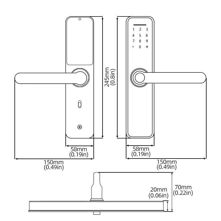 DSS DA9 электронный биометрический замок DSS DA9 электронный биометрический замок