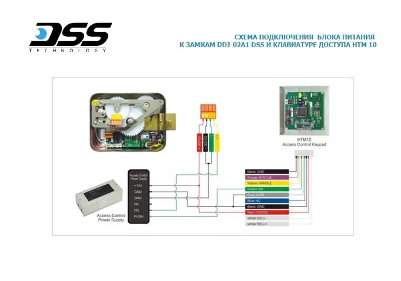 DSS DDJ-02A1 электромеханический замок, одноцилиндровый DSS DDJ-02A1 электромеханический замок, одноцилиндровый