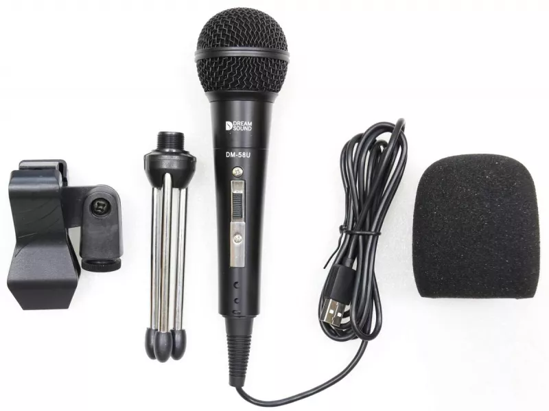 Dreamsound DM-58 динамический вокальный микрофон с выключателем Dreamsound DM-58 динамический вокальный микрофон с выключателем
