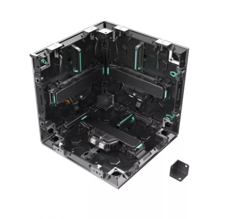 DSMI500x500 3.9-L90 угловой кабинет LED-экрана, 3,9 мм (Левый) DSMI500x500 3.9-L90 угловой кабинет LED-экрана, 3,9 мм (Левый)