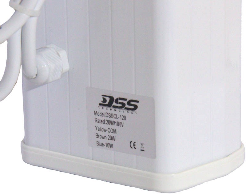 DSSCL-120 Речевой оповещатель 4х2.5'', 20/30 Вт DSSCL-120 Речевой оповещатель 4х2.5'', 20/30 Вт