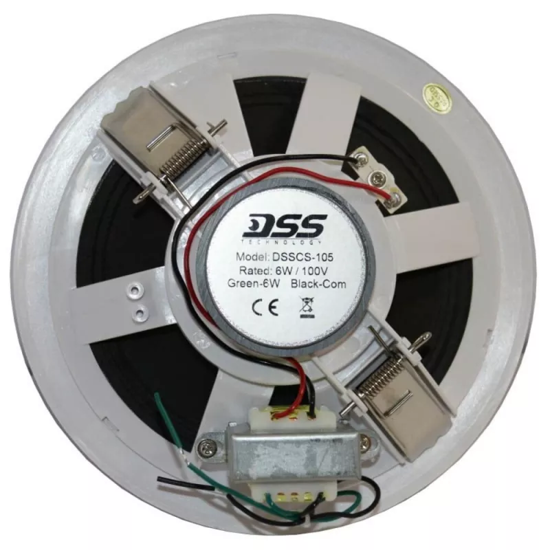 DSSCS-105 потолочный громкоговоритель 5'', 6Вт/100В DSSCS-105 потолочный громкоговоритель 5'', 6Вт/100В