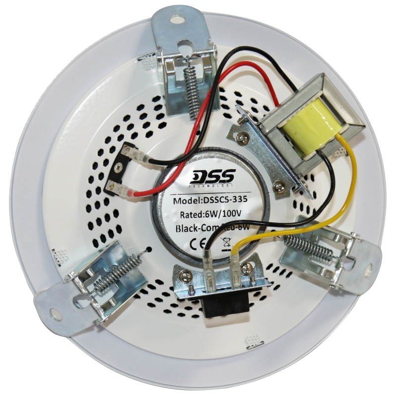 DSSCS-335 потолочный громкоговоритель 5'', 1,5/3/6 Вт/100В DSSCS-335 потолочный громкоговоритель 5'', 1,5/3/6 Вт/100В