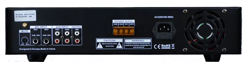DSS-120M микшер-усилитель c MP3/FM, 120 Вт/100 В DSS-120M микшер-усилитель c MP3/FM, 120 Вт/100 В