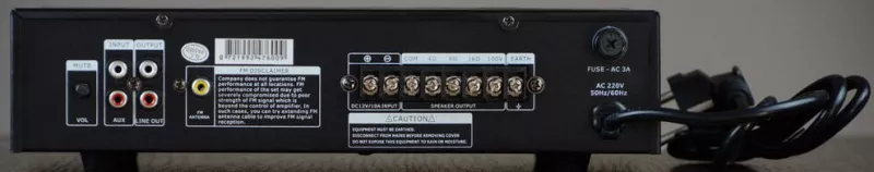 DSS-60MD микшер-усилитель MP3/SD/FM/Bluetooth, 60 Вт/100 В DSS-60MD микшер-усилитель MP3/SD/FM/Bluetooth, 60 Вт/100 В