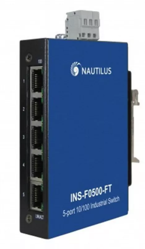 Nautilus INS-F0500-FT неуправляемый коммутатор 5 портов Nautilus INS-F0500-FT неуправляемый коммутатор 5 портов