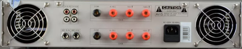 DSS VC-2x60 трансляционный усилитель 2х60 Вт/100В DSS VC-2x60 трансляционный усилитель 2х60 Вт/100В